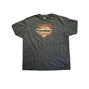 GM Official Licensed American Classic Chevrolet T-Shirt 2XL Gray Blend Vintage S